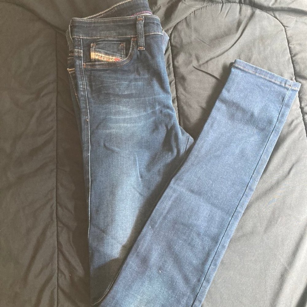 Diesel Skinzee Dark Wash Jeans - Size 25